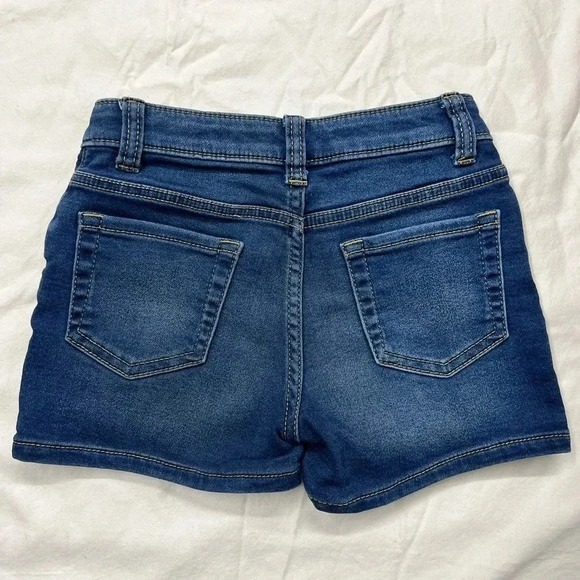 Cat & Jack kids‎ blue jeans shorts 6/6x - Picture 2 of 4